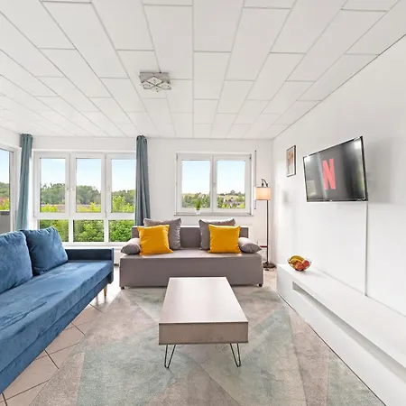 Sunshine - 4 Personen Airport Messe Mit Tg-Garage Apartment Ostfildern Exterior photo